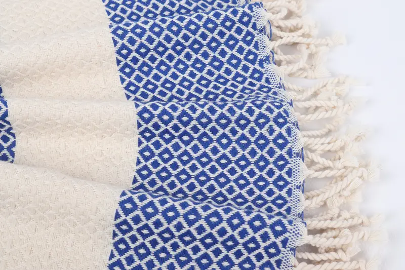 70x40 Cotton Geometric Towel, Bridal Shower Favors, Organic Turkish towel, Bachelor Party Favors, Bachelorette Party Gifts, Turkish beach towel - 8