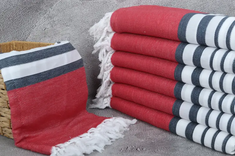 Christmas Favors, 70x40 Cotton Striped Towel, Turkish Bath Towel USA, Quick-dry towel, Bachelor Gifts, Monogrammed Turkish Towel, Gift For Him - 3