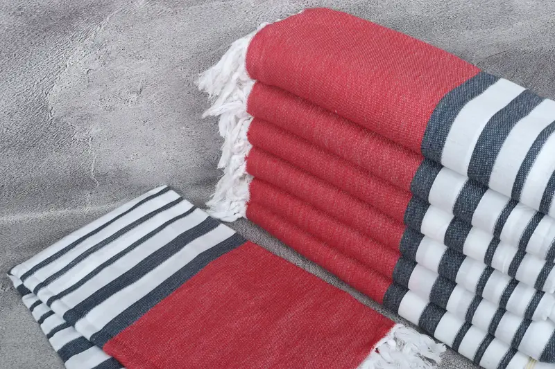 Christmas Favors, 70x40 Cotton Striped Towel, Turkish Bath Towel USA, Quick-dry towel, Bachelor Gifts, Monogrammed Turkish Towel, Gift For Him - 2
