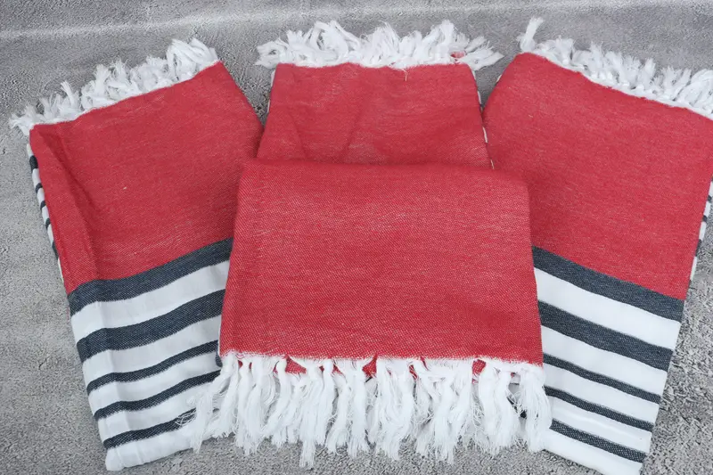Christmas Favors, 70x40 Cotton Striped Towel, Turkish Bath Towel USA, Quick-dry towel, Bachelor Gifts, Monogrammed Turkish Towel, Gift For Him - 4