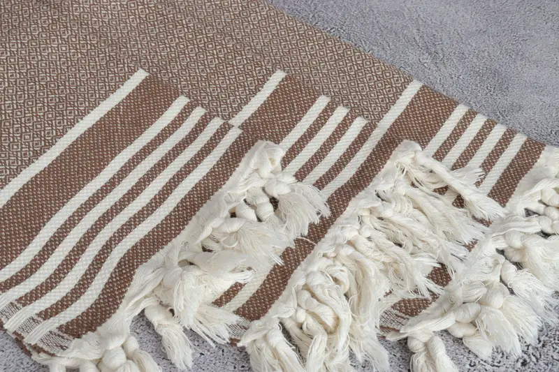 Handmade Gift, Personalized Gifts, Organic Towel, Turkish Towel Hand Towel, 32x16 Cotton Diamond Towel, Monogram Hand Towel, Custom Tea Towel - 5