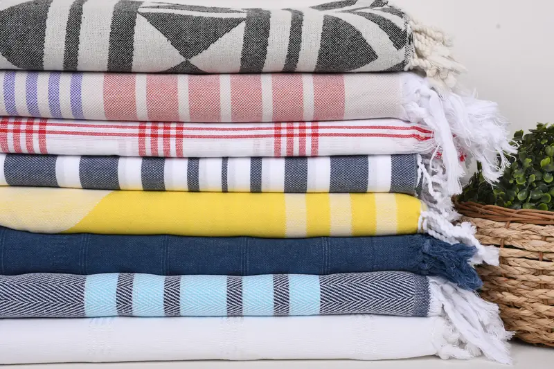 70x40 Cotton Set of 8 Towel, Bachelorette Party Favors, Turkish towel, Handwoven Turkish bath towel, Halloween Gifts, Gym Towel, Beach Towel Bulk - 2