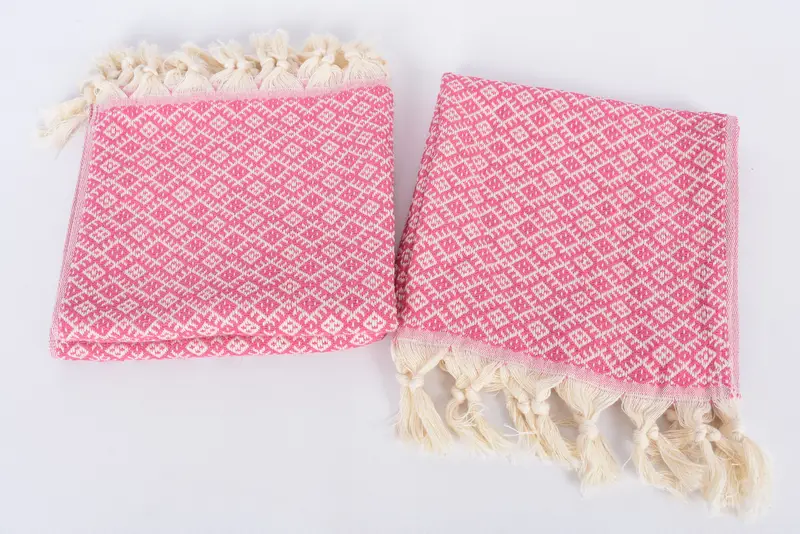 Spa Towel, Bridesmaid Towel, Monogram Kitchen Towel, Travel Towel, Turkish Tea Towel, Monogram Hand Towel, 38x20 Cotton Diamond Towel, Birthday Gift - 7