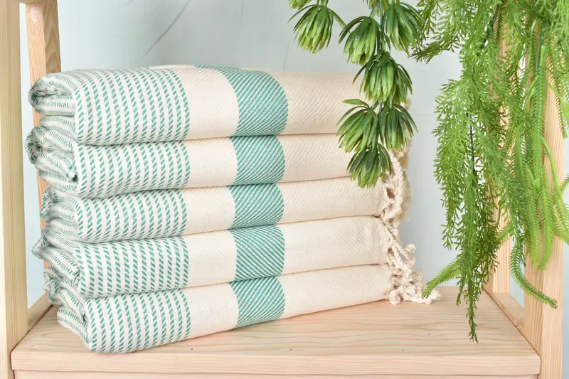 Housewarming Gift, 70x40 Cotton Polka Dot Towel, Summer Towel, Summer Gift, Bachelor Party Favors, Personalized Wedding Gift, Bathroom Towel - 2