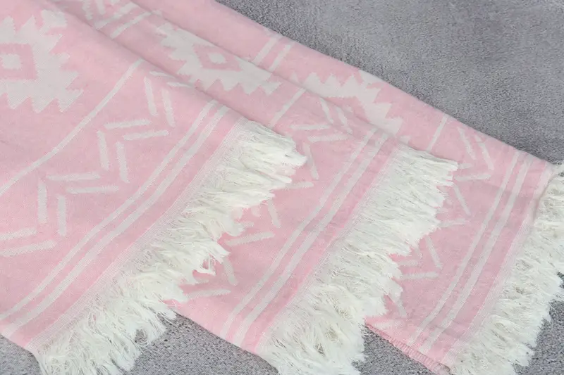 Bridesmaid Gifts, Turkish Towel USA, 74x40 Cotton Geometric Towel, Mother Of The Groom Gift, Thin towel, Quick-drying cotton Turkish beach towel - 6