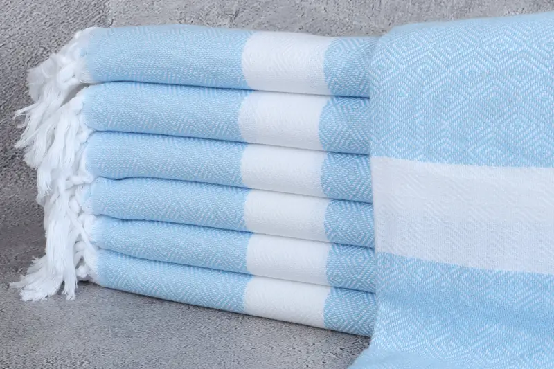 70x40 Cotton Diamond Towel, Soft towel, Quick-dry peshtemal, Personalized Turkish Towel, Xmas Gifts, Travel Towel, Turkish Beach Towel Personalized - 1