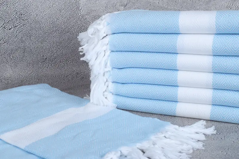 70x40 Cotton Diamond Towel, Soft towel, Quick-dry peshtemal, Personalized Turkish Towel, Xmas Gifts, Travel Towel, Turkish Beach Towel Personalized - 2