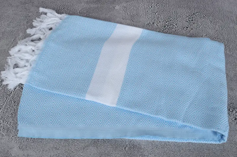 70x40 Cotton Diamond Towel, Soft towel, Quick-dry peshtemal, Personalized Turkish Towel, Xmas Gifts, Travel Towel, Turkish Beach Towel Personalized - 6