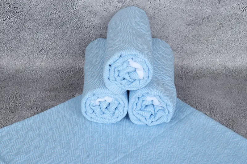 70x40 Cotton Diamond Towel, Soft towel, Quick-dry peshtemal, Personalized Turkish Towel, Xmas Gifts, Travel Towel, Turkish Beach Towel Personalized - 7