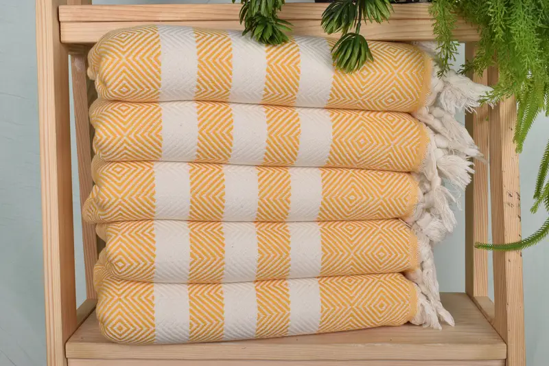 32x20 Cotton Diamond Towel, Personalized Gifts, Wedding Gift, Organic Towel, Gift For Him, Bridal Shower Favors, Monogram Hand Towel, Bridal Gifts - 1