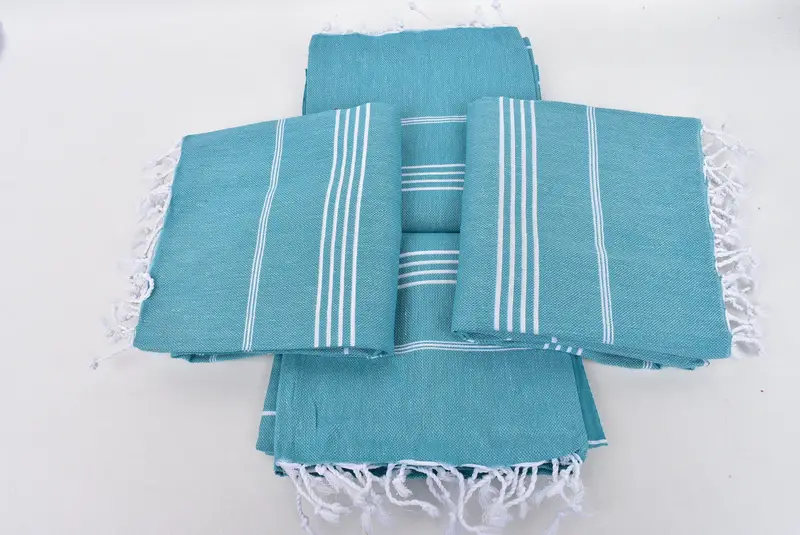 Turkish beach towel, Bridemaids Beach Towel, Bath towel, 70x40 Cotton Striped Towel, Best Friend Christmas Gift, Bachelorette Party Decorations - 6