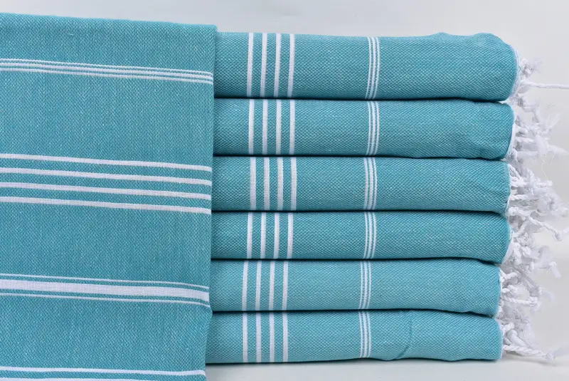 Turkish beach towel, Bridemaids Beach Towel, Bath towel, 70x40 Cotton Striped Towel, Best Friend Christmas Gift, Bachelorette Party Decorations - 1