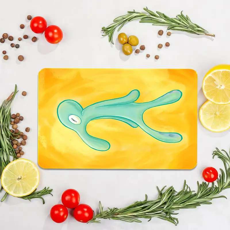 Temperli Cam Kesme Tahtası, Kaymaz Ayaklar, Modern Mutfağın Vazgeçilmezi