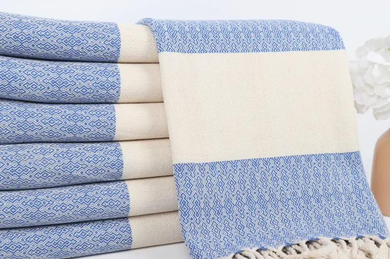 68x36 Cotton Diamond Towel, Bride Gift, Wedding Hand Made Gift, Monogram Turkish Bath Towel, Custom Beach Towel, Turkish bath towel, Gift For Him - 2