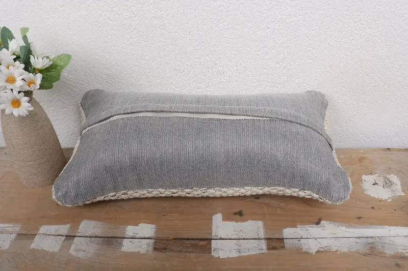 Car Cushion, Turkish Bench Pillow Sham, Bed Pillow Case, 8x16 Beige Cushion Cover, Kilim Pillow Cover, Gift Pillow, Vintage Pillow, Pillow Case - 7