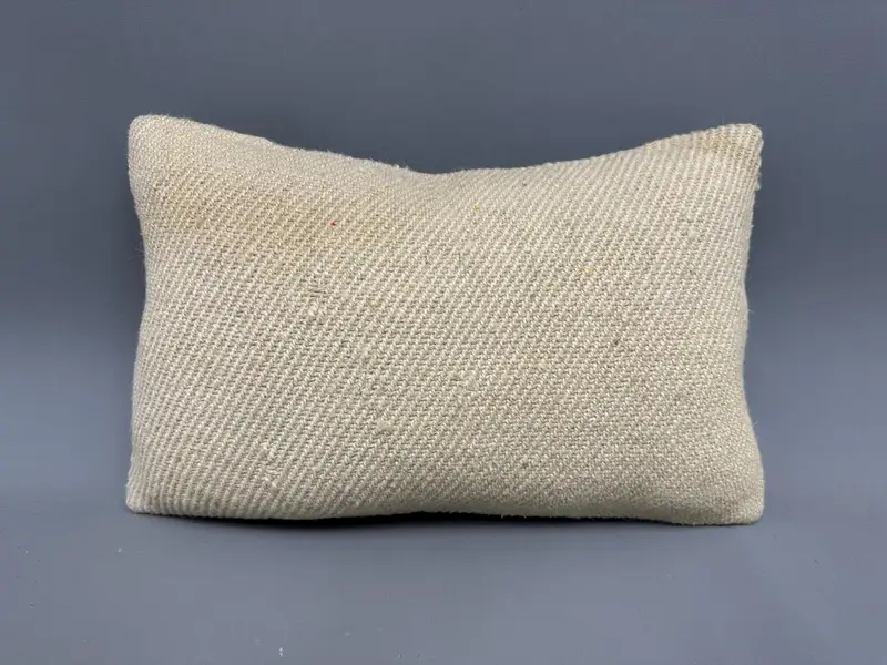 12x20 Beige Pillow Cover, Aesthetic Cushion Case, Pillow Case, Kilim Cushion Sham, Gift Pillow, Home Decor Pillow, Turkish Bench Pillow Cover - 4