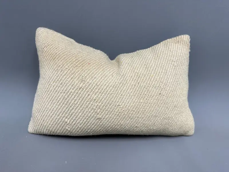 12x20 Beige Pillow Cover, Aesthetic Cushion Case, Pillow Case, Kilim Cushion Sham, Gift Pillow, Home Decor Pillow, Turkish Bench Pillow Cover - 1