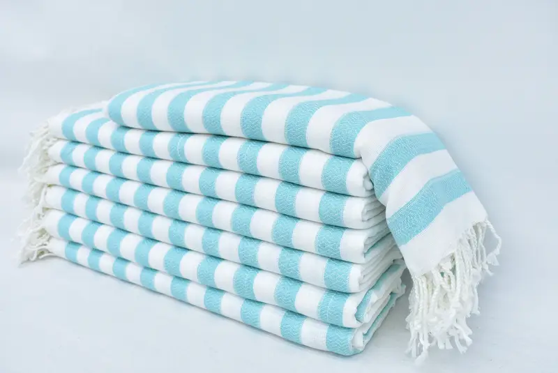 Bridesmaid Gift Towel, Monogrammed Beach Towel, 70x36 Cotton Striped Towel, Gym Towel, Bachelor Bachelorette Party Favors, Anniversary Gift For Her - 2