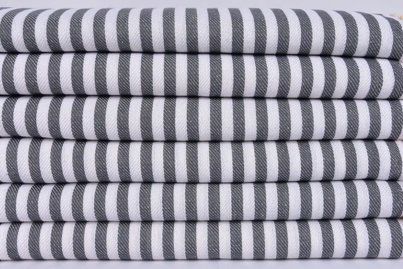 Absorbent towel, Peshtemal Towel, Embroidered Turkish Towel, Holiday Towel, Peshtemal, Summer Gift, Beach Towel Monogram, 70x40 Cotton Striped Towel - 2