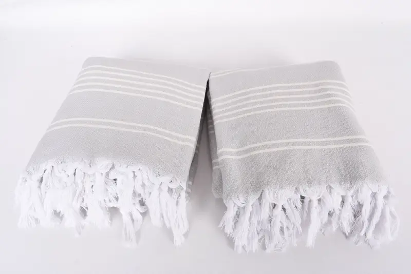 Turkish Tablecloth, 96x70 Cotton Striped Towel, Woven Blanket, Wedding Anniversary Gift, Bachelor Gift, Housewarming Gift, Organic Throw, Tablecloth - 6