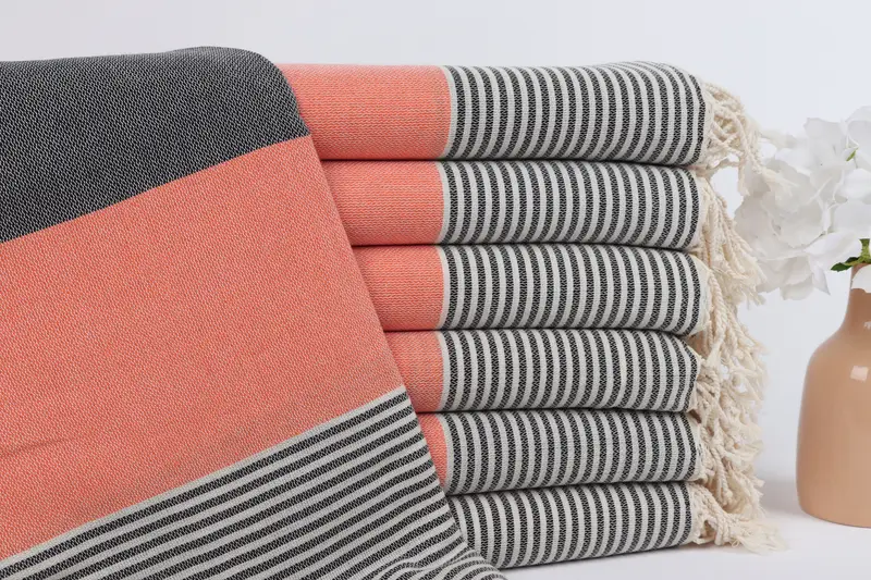 68x40 Cotton Striped Towel, Eco-Friendly Turkish Towel, Bachelor Bachelorette Party Favors, Turkish bath towel, Bachelor Party Favors, Beach towel - 1
