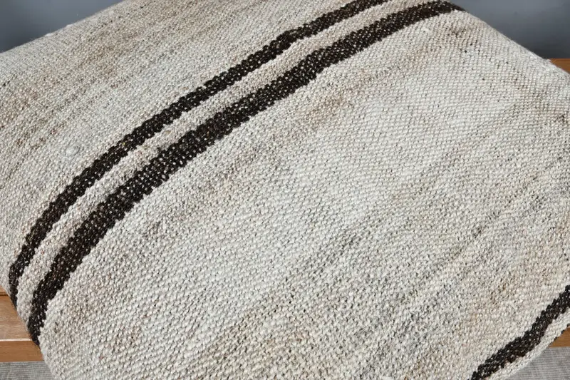 Pillow for Sofa, Pastel Cushion, Pillow, Handmade Kilim Cushion, Seat Cushion Case, Muted Pillow Cover, Home Decor Pillow, 28x28 Beige Pillow Case - 4