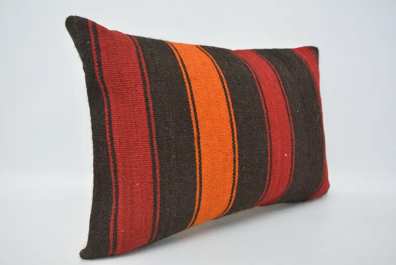 16x24 Orange Cushion Case, Gift Pillow, Accent Cushion Case, Turkish Pillow, Pillow for Sofa, Pillow Cover, Farmhouse Cushion - 3