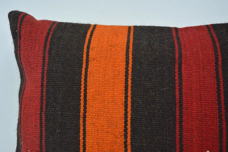 16x24 Orange Cushion Case, Gift Pillow, Accent Cushion Case, Turkish Pillow, Pillow for Sofa, Pillow Cover, Farmhouse Cushion - 2