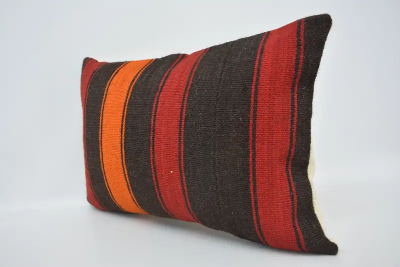 16x24 Orange Cushion Case, Gift Pillow, Accent Cushion Case, Turkish Pillow, Pillow for Sofa, Pillow Cover, Farmhouse Cushion - 4