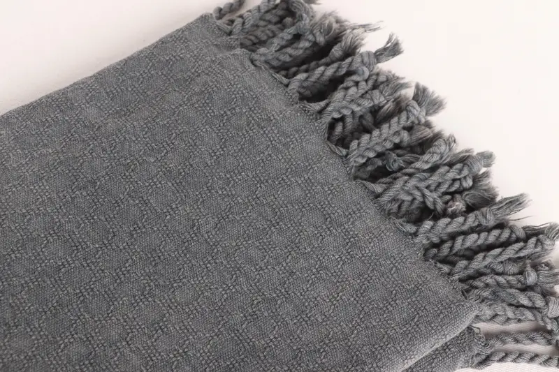 Housewarming Gift, Lightweight Turkish towel, 64x32 Cotton Stonewashed Geometric Towel, Luxury Beach Towel, Personalized Gifts, Birthday Gift - 6