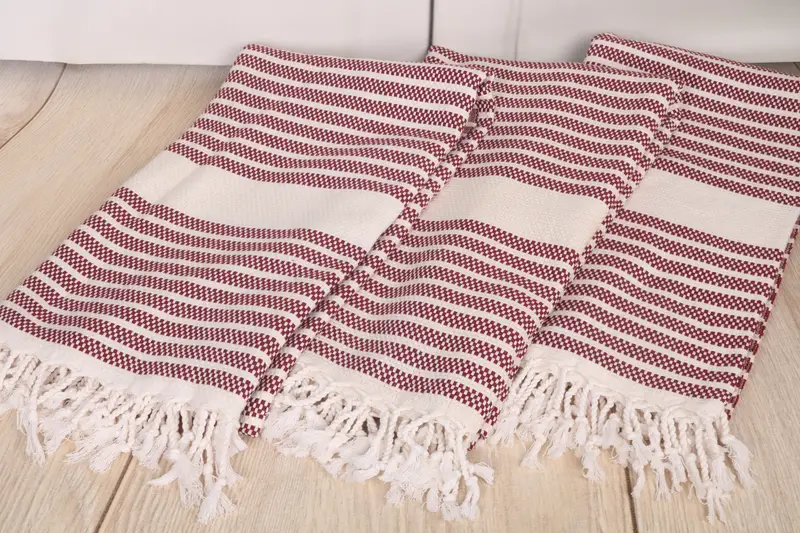 Beach Towel Gift, Custom Gifts, Travel towel, Luxury Turkish beach towel with fringe, 70x40 Cotton Striped Towel, Beach Wedding Favor, Gift For Her - 6