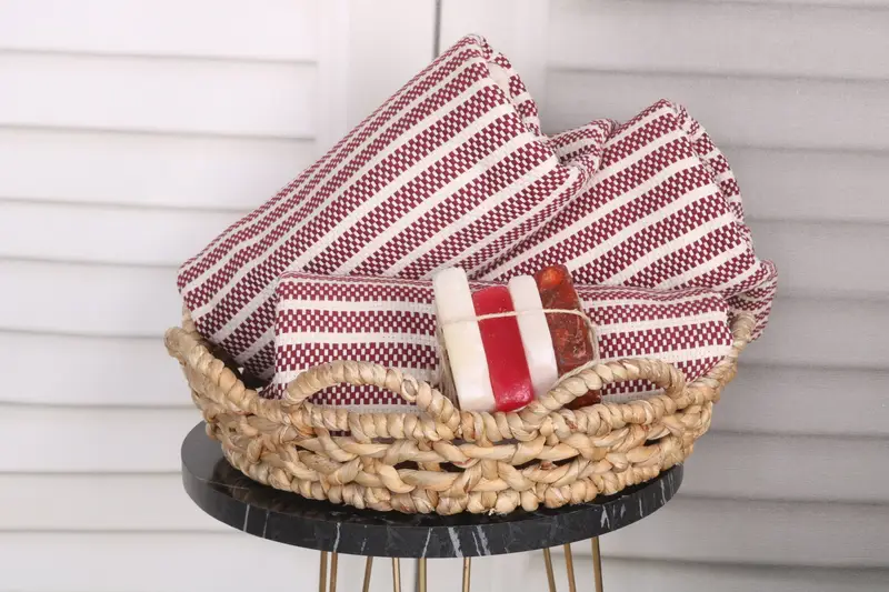 Beach Towel Gift, Custom Gifts, Travel towel, Luxury Turkish beach towel with fringe, 70x40 Cotton Striped Towel, Beach Wedding Favor, Gift For Her - 4