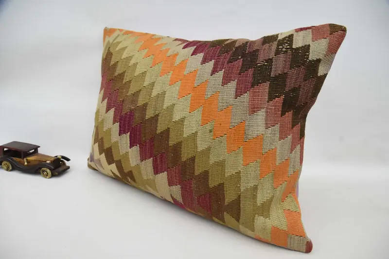 Car Pillow Case, 20x28 Beige Pillow Sham, Cushion Case, Decorative Pillow Case, Pillow for Sofa, Boho Pillow Sham Cover, Interior Designer Pillow - 5