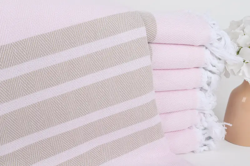 68x36 Cotton Chevron Towel, Personalized Towel Gift, Embroidery Towels, Housewarming Gift, Bachelor Gifts, Bridesmaid Gift, Wedding Hand Made Gift - 1