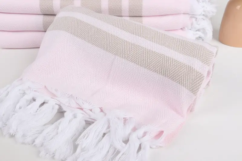 68x36 Cotton Chevron Towel, Personalized Towel Gift, Embroidery Towels, Housewarming Gift, Bachelor Gifts, Bridesmaid Gift, Wedding Hand Made Gift - 4