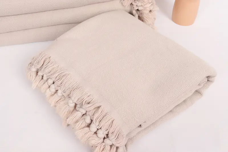 Organic Throw, 88x70 Cotton Stonewashed Chevron Towel, Housewarming Gift, Tablecloth, Valentines Gift, Personalized Gifts, Family Gift Basket - 5