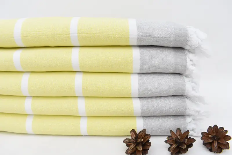 Best Wedding Gift, Spa Gift, Organic Cotton Towel, Quick-dry towel, Best Beach Towel, 68x40 Cotton Striped Terry Towel, Bachelorette Party Favors - 2