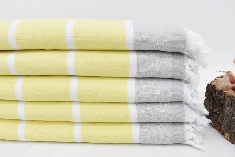 Best Wedding Gift, Spa Gift, Organic Cotton Towel, Quick-dry towel, Best Beach Towel, 68x40 Cotton Striped Terry Towel, Bachelorette Party Favors - 1