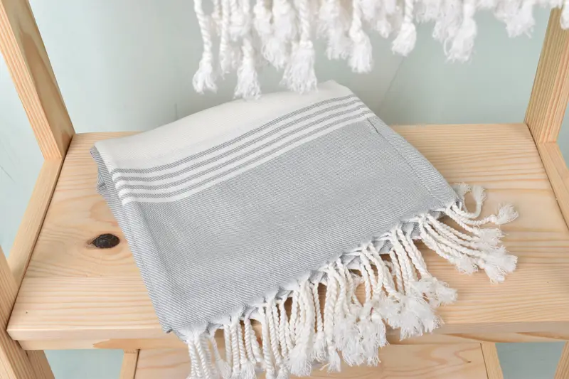 Personalized Towel, Xmas Gifts, Wedding Towel, Kids Beach Towel, Beach towel, Turkish Towel Beach, 70x40 Cotton Summer Print Striped Towel - 6