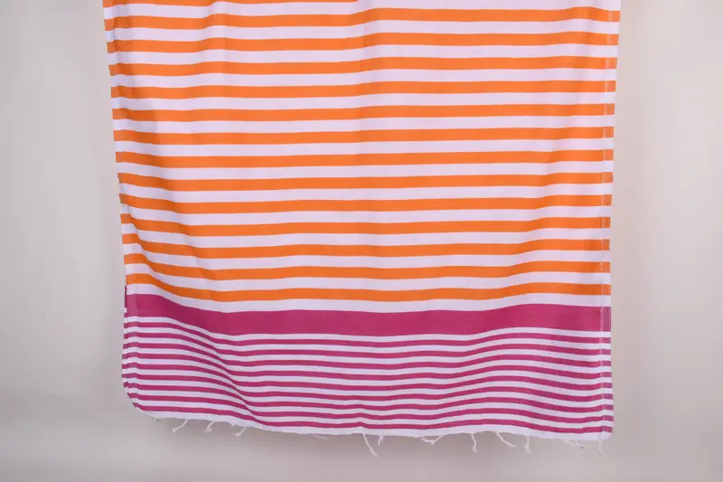 Spa Gift, Personalized Bridesmaid Gift, Bridesmaid Gift, Girl Trip Party Favor, Monogram Turkish Towel, Spa Towel, 68x36 Cotton Striped Towel - 2