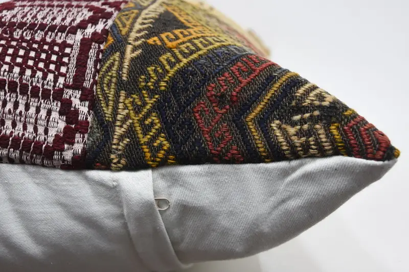 Gift Pillow, Cushion Cover, Neutral Throw Cushion, Interior Designer Pillow, Kilim Cushion Sham, 16x36 Brown Cushion Case, Ikat Pillow Case - 5
