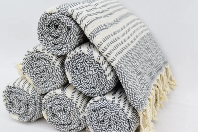 Halloween Bachelorette Party Favors, 70x40 Cotton Striped Towel, Turkish towel, Travel Towel, Bachelor Party Gifts, Summer Gift, Lightweight towel - 8