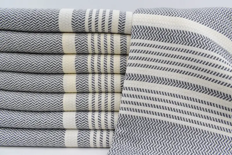 Halloween Bachelorette Party Favors, 70x40 Cotton Striped Towel, Turkish towel, Travel Towel, Bachelor Party Gifts, Summer Gift, Lightweight towel - 1