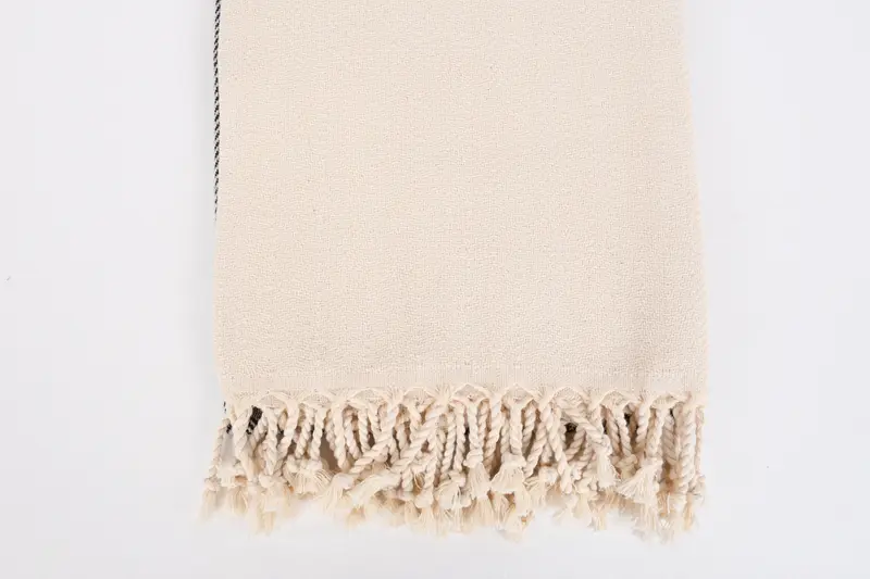 Gym Towel, 70x36 Cotton Zig zag Towel, Engagement Gift, Bath towel, Bachelor Gifts, Custom Towel, Luxury Turkish beach towel for summer vacation - 3
