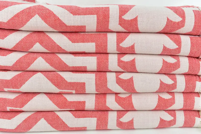 Soft towel, Personalized Turkish Towel, Bachelor Party Gifts, Turkish Towel Set, Best Beach Towel, 68x36 Cotton Tulip Patterned Towel, Holiday Towel - 4