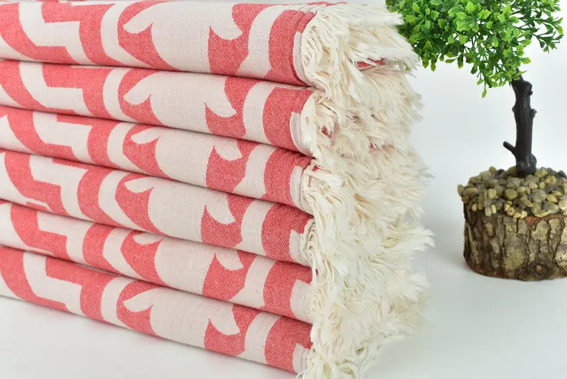 Soft towel, Personalized Turkish Towel, Bachelor Party Gifts, Turkish Towel Set, Best Beach Towel, 68x36 Cotton Tulip Patterned Towel, Holiday Towel - 5