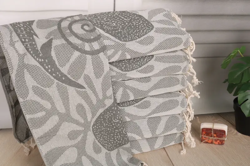 Personalized Gift, Custom Hand Towel, Monogrammed Hand Towel, Gift Boxes Tea Towels, Boyfriend Gift, 40x18 Cotton Whale Design Towel, Gift For Her - 2
