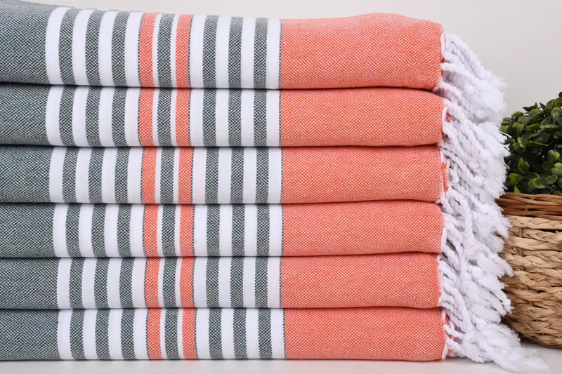 Grandma Gift, Spooky Bachelorette Party Favors, Bachelorette Towel, 68x40 Cotton Striped Towel, Personalized Towel, Embroidered Towel, Travel towel - 2