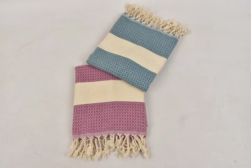 Türk havlu el havlu, tatil havlu, monogramlı el havlu, el yapımı hediye, nişan hediyesi, 40x20 pamuk geometrik havlu, kişiselleştirilmiş hediyeler - 7
