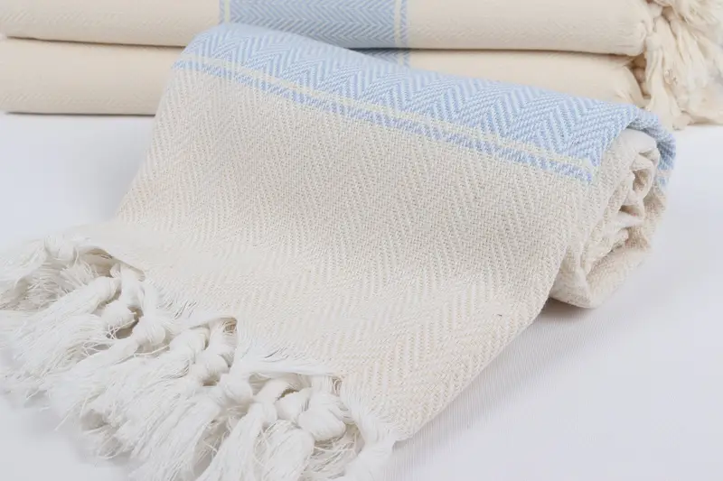 Cotton towel, 70x36 Cotton Herringbone Towel, Valentines Day Gift For Him, Beach Towel Bulk, Customized Turkish Towel, Absorbent Turkish towel - 4
